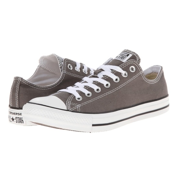 Converse Gray Low-Top Sneakers - Picture 1 of 10